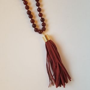 Tassel necklace